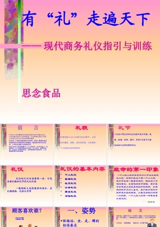 《现代商务礼仪指引》(思)(绝对经典)