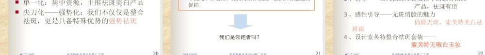 【培训课件】索芙特秋冬季产品推广方案