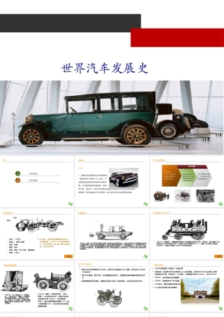 世界汽车发展史1