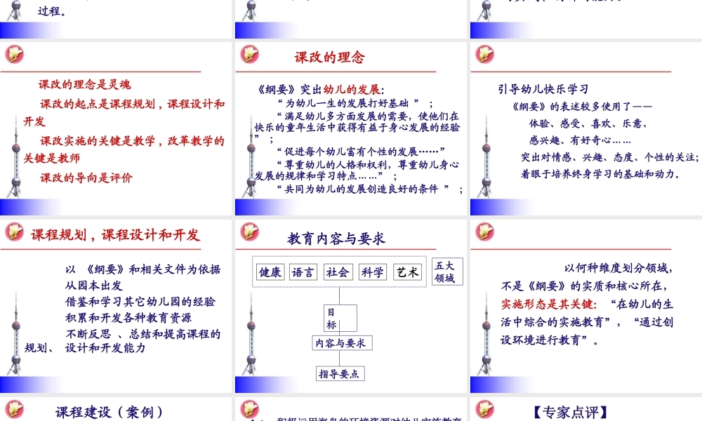 【培训课件】提升园长课程领导力
