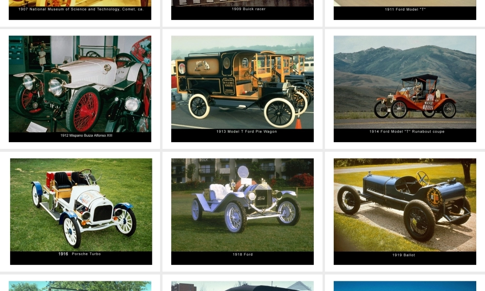 世界汽车发展史图片