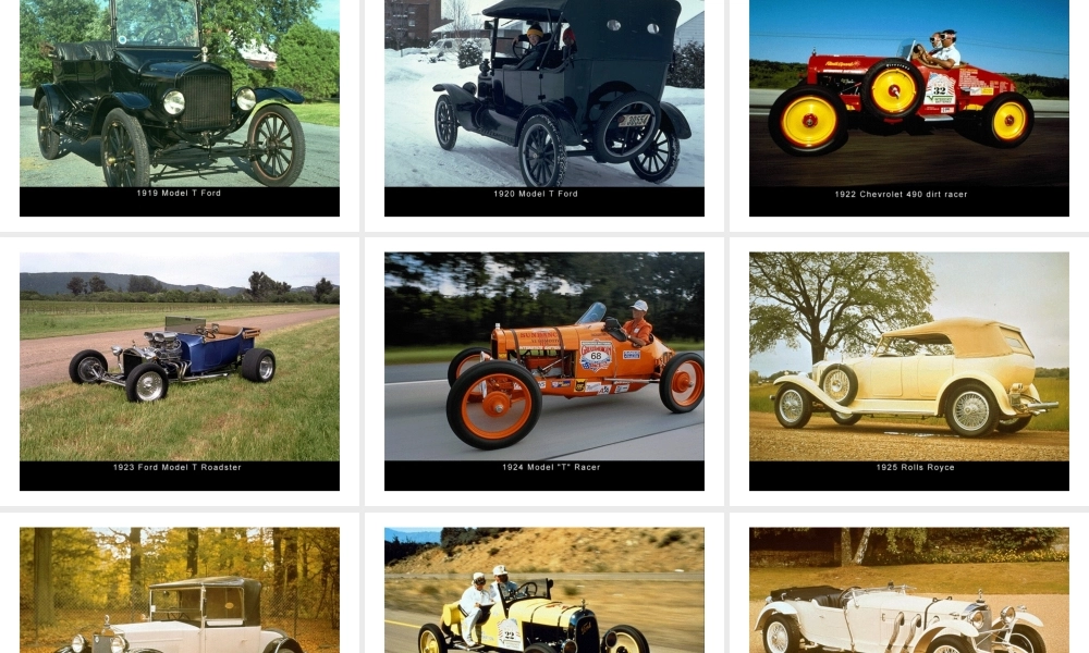 世界汽车发展史图片