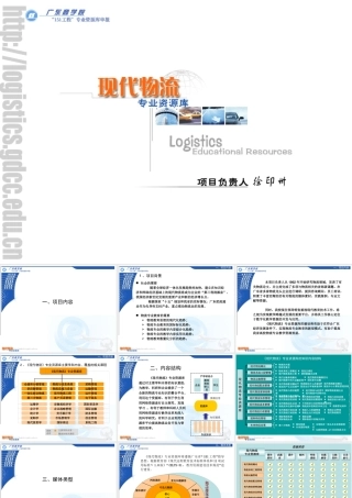 《现代物流》专业资源库(ppt 39页)