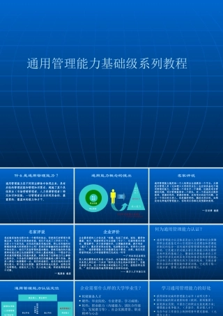 【培训课件】通用管理能力资源与运营管理