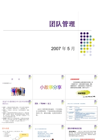 【培训课件】团队管理