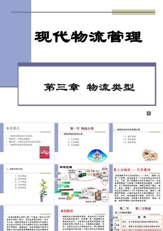 《现代物流管理》第三章