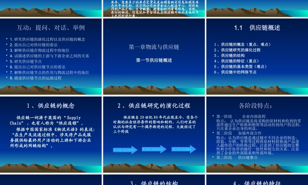 《现代物流基础》第一章