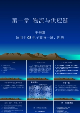 《现代物流基础》第一章