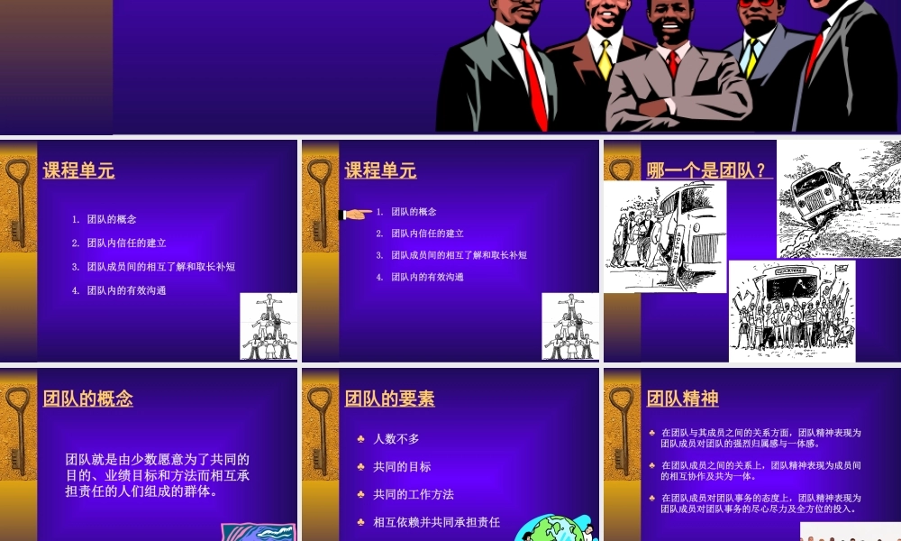 【培训课件】团队协作与沟通技巧