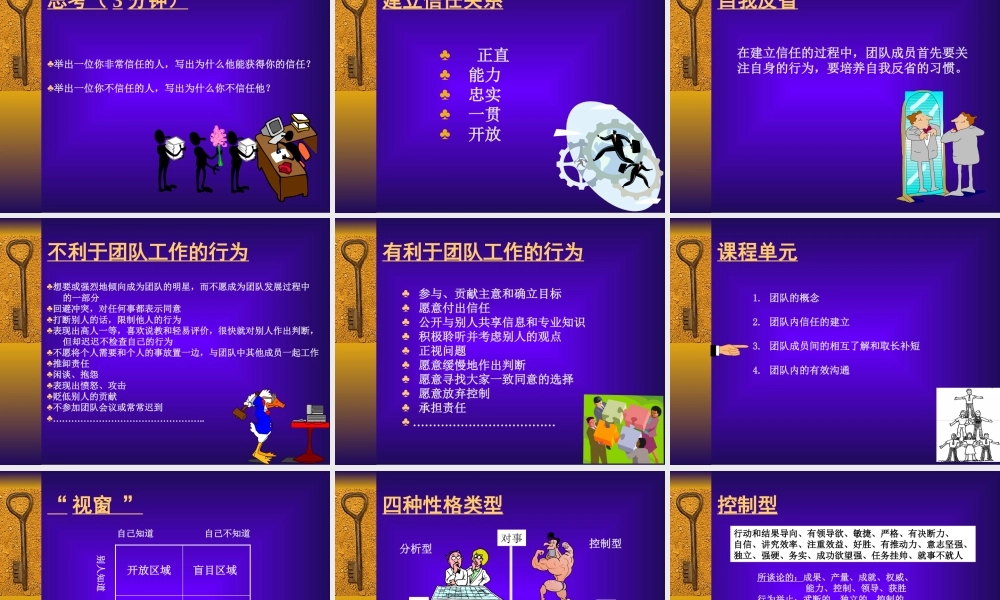 【培训课件】团队协作与沟通技巧