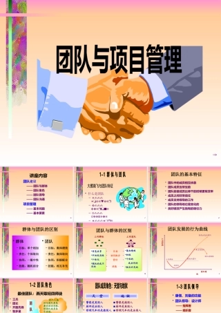 【培训课件】团队与项目管理