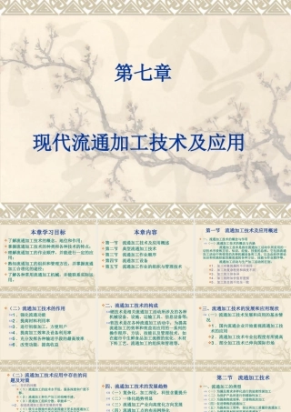 《现代物流技术与实务》课件第七章