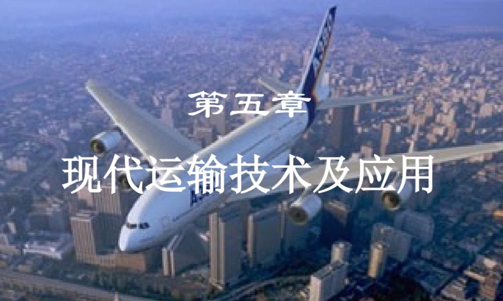 《现代物流技术与实务》课件第五章