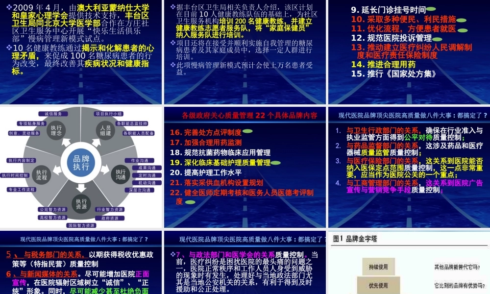 《现代医院品牌创建与实施》