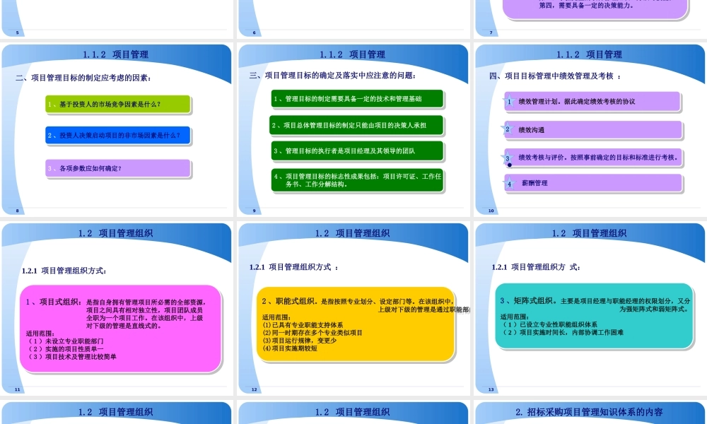 《项目管理与招标采购》