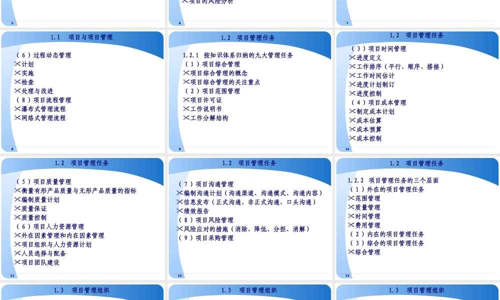 《项目管理与招标采购》师资培训课件