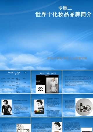 世界十化妆品品牌简介