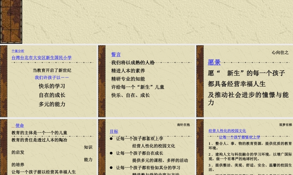 【培训课件】学校发展战略规划