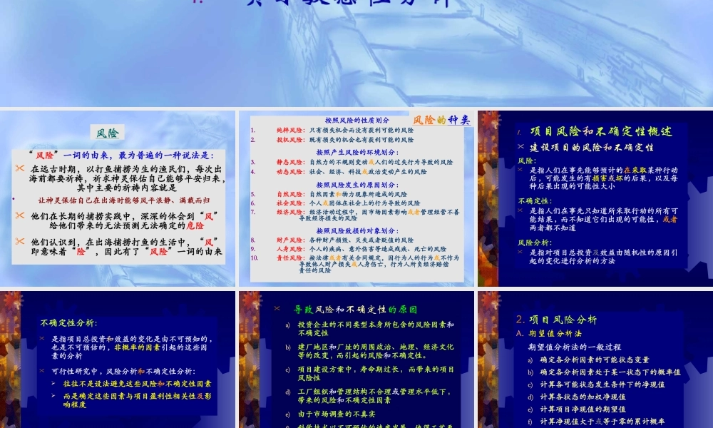 《项目评估》课件---风险和不确定性评估(11 of 15)