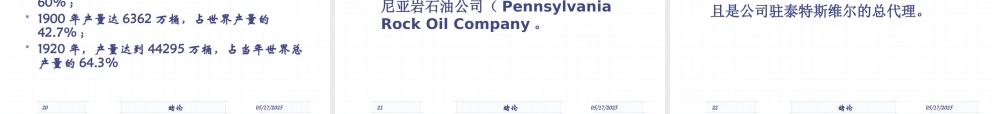 世界石油工业的发展历程(1)