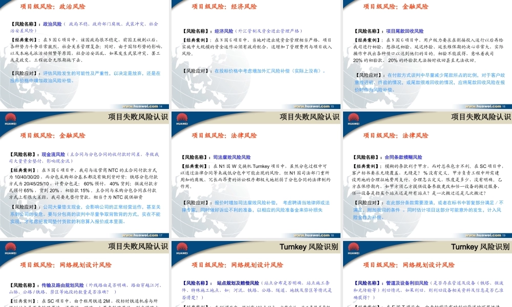 《项目失败的风险初探》