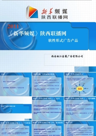 《新华频媒》陕西联播网特殊形式广告产品