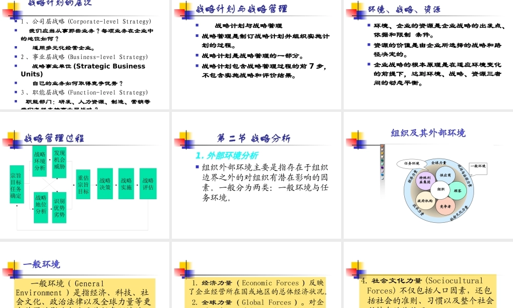 【培训课件】战略管理