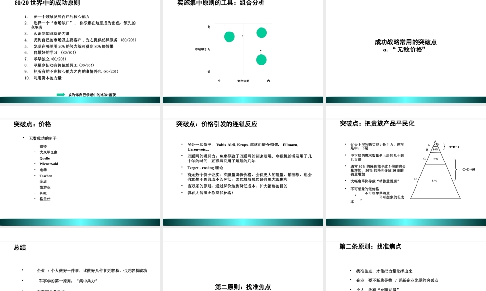 【培训课件】战略管理八大原则