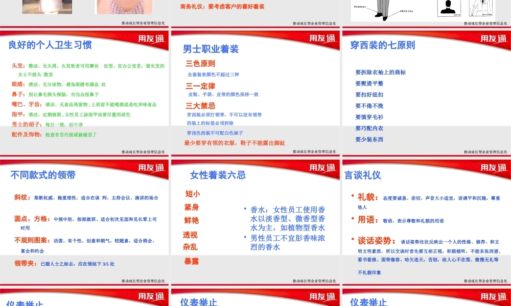 【培训课件】职业礼仪
