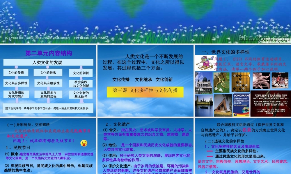 世界文化的多样性