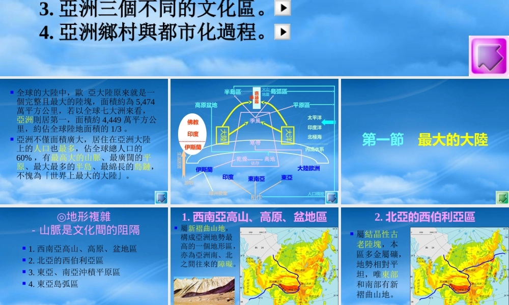 世界文化之亚洲文化