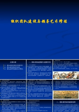 【培训课件】组织团队建设与领导艺术修炼