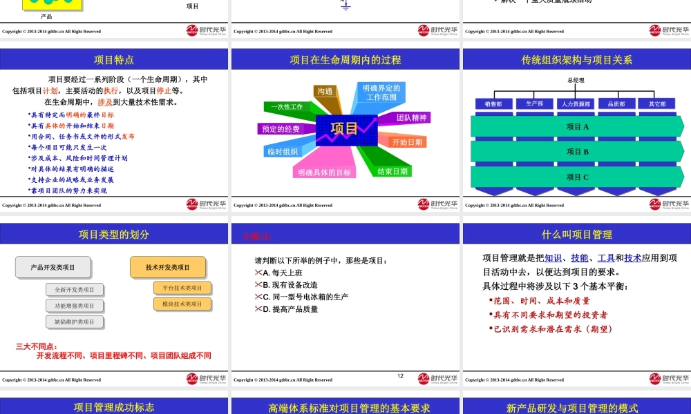 《研发项目管理实战》培训课件