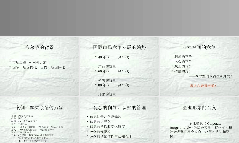 【企业案例】企业形象与CI战略