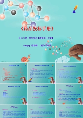 《药品投标手册》培训