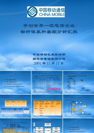 世界一流电信企业标杆体系和差距分析报告
