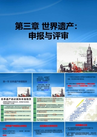 世界遗产申报与评审概述