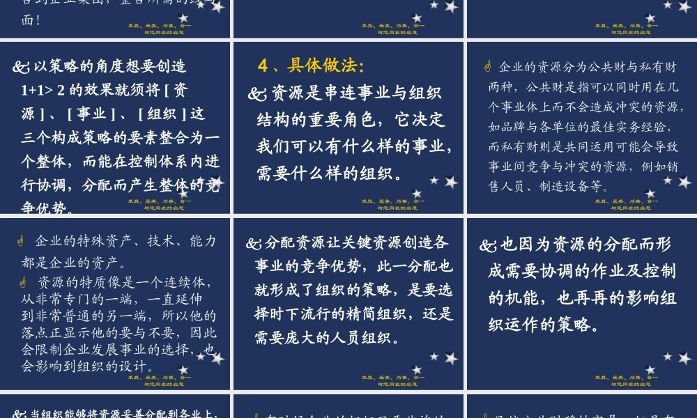 【如何制定企业集团的整合策略】