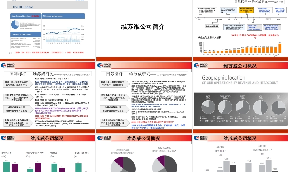 世界优秀耐火材料企业简介及耐火材料发展展望