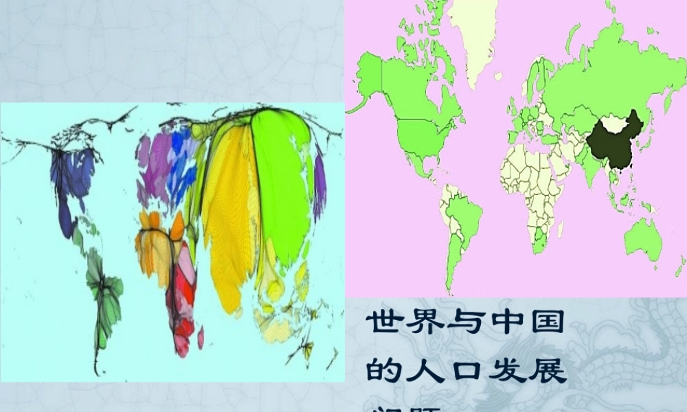 世界与中国的人口发展问题兼容版