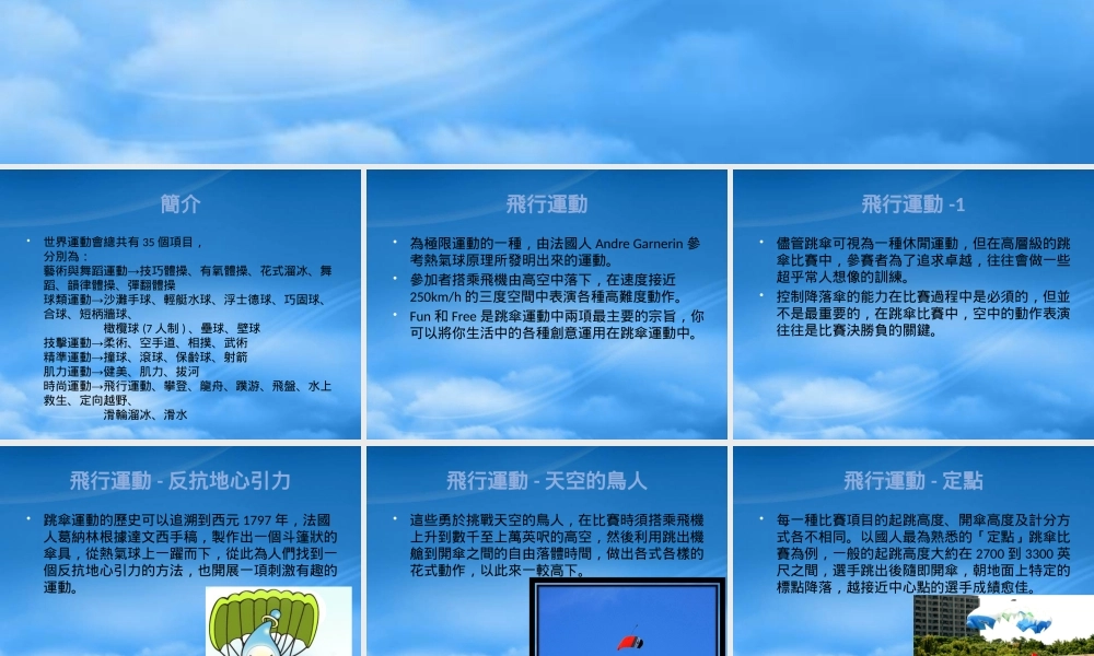 世界运动会总共有35个项目