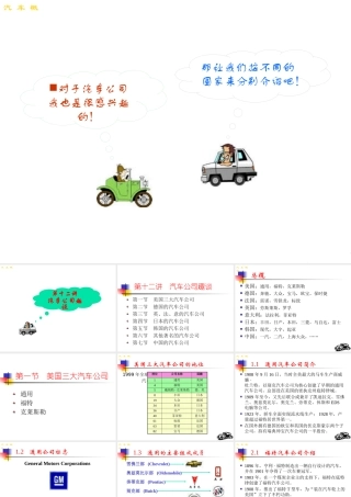世界着名汽车公司简介、汽车商标的含义