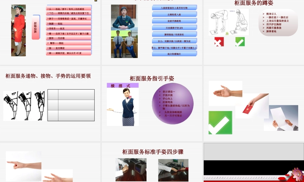 《银行柜面服务礼仪》