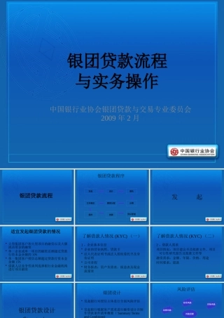 《银团贷款流程》
