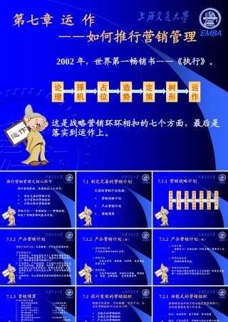 《营销分析与决策》 ——第七章 运作