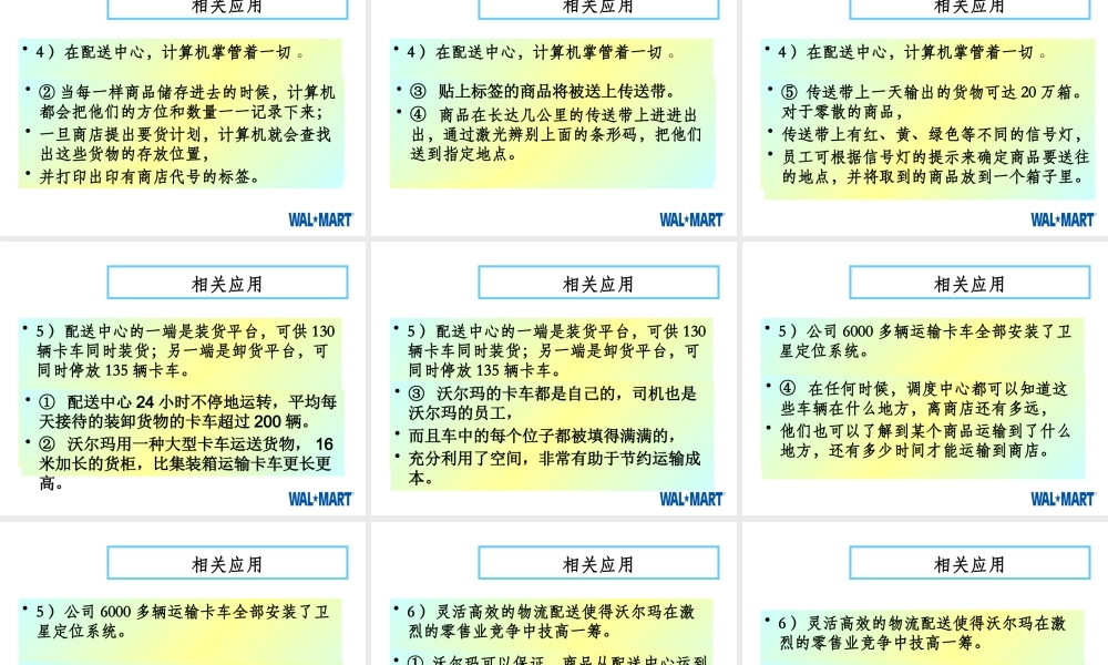 世界知名企业物流分析课件