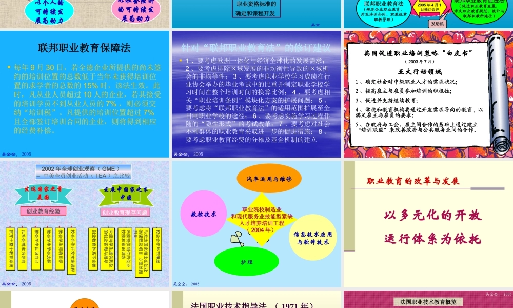 世界职教改革与发展