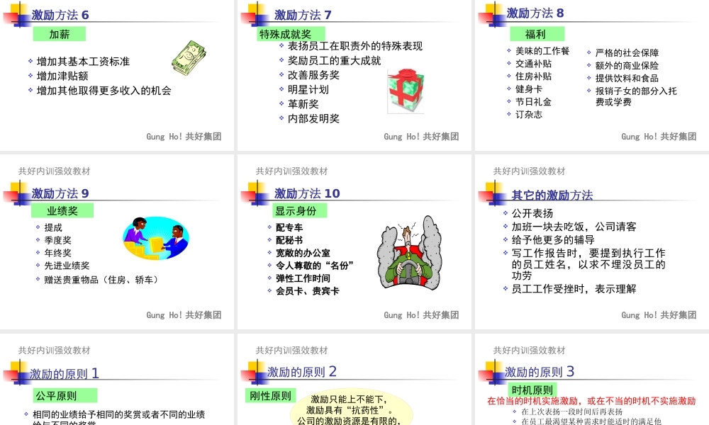 【团队培训】控制与激励