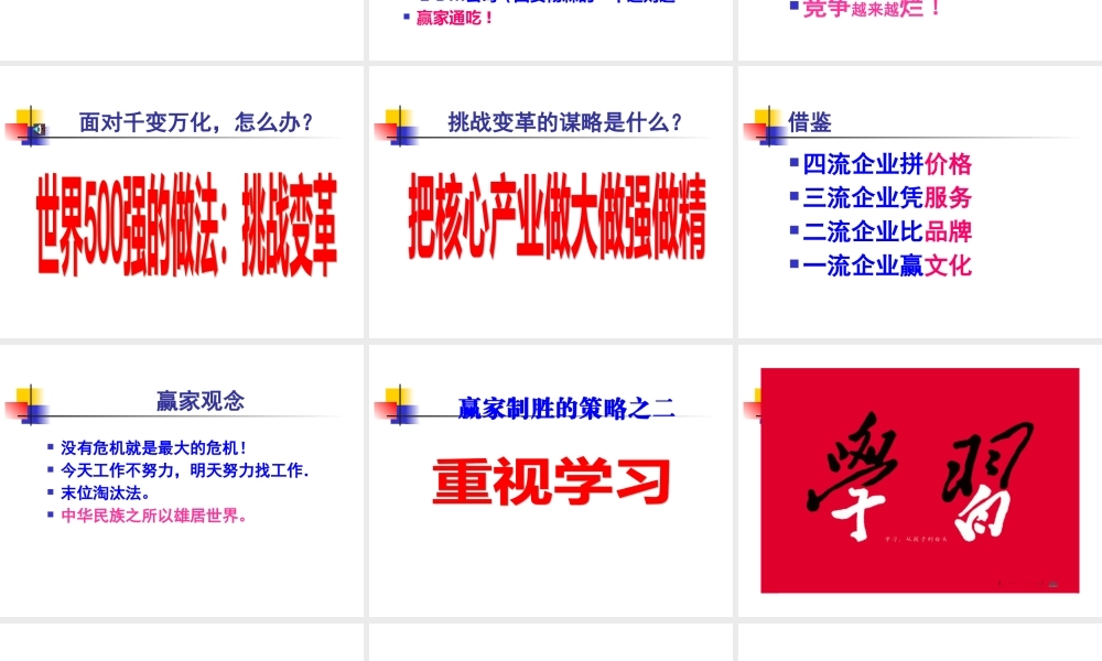 《赢家制胜十大策略》