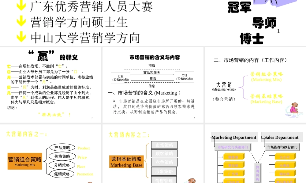 《赢取市场的致胜策略》(PPT37)